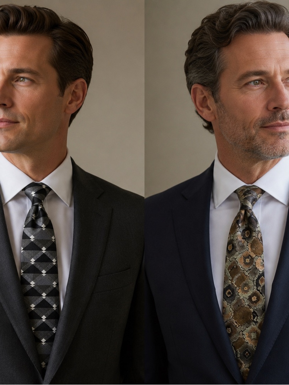 Vintage 70s-80s Graham Ashely - Bond street London Ties x2